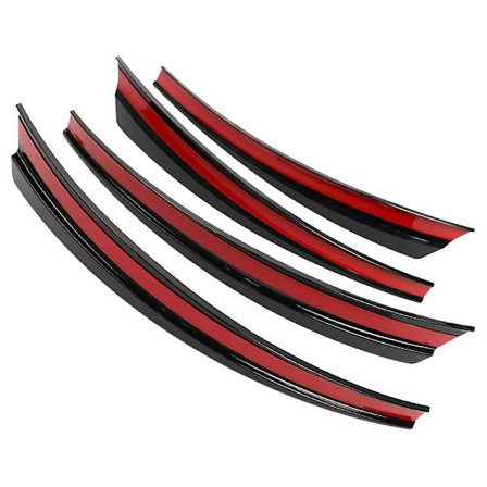 For+bag Bil Hjul Øjenbryn Skærm Stænskærm Stænkskærm til Model Y 2021 Glossy Black