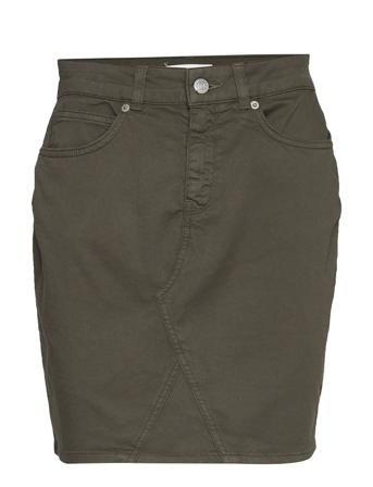 Slfmegan Mw Skirt W Green Selected Femme