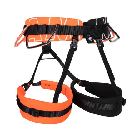 Mammut 4 Slide Harness Mountaineering equipment Orange XS-M