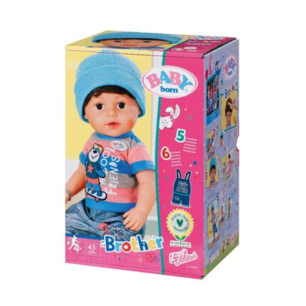 Baby Born Docka Bror, 43 cm