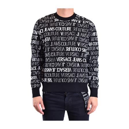 Versace Jeans Couture, Knitwear Blauw, Heren, Maat:M