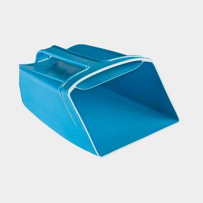 Hoosvat met handvat, 1 liter, hard plastic, turkoois