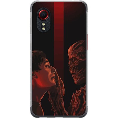 Kompatibelt Mobildeksel til Samsung Samsung Galaxy Xcover 5 Mørk fantasy illustrasjon som viser møtet mellom menneske og monster med sterk drama og