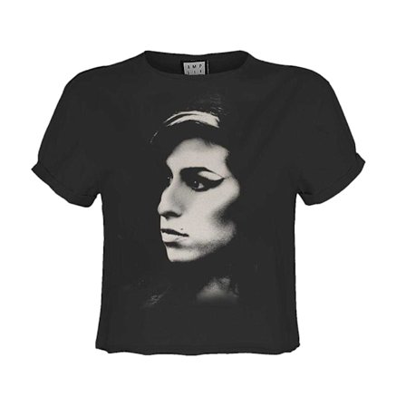 Amplified Dam/Dam Tonal Pose Amy Winehouse Crop T-Shirt S