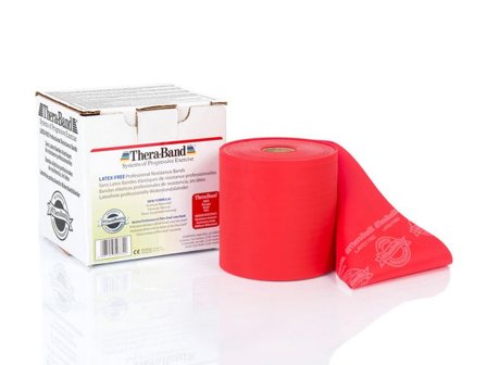 THERA-BAND Träningsband Latexfri röd 22m - Lyreco - Sjukvård och omsorg - Rehab och sjukgymnastik - Träningsredskap