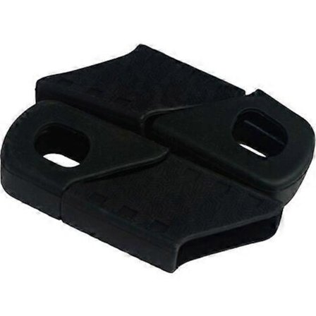 4 stk. Silikon Sykkel Krankarmbeskyttere Sykkeltilbehør (Svart)