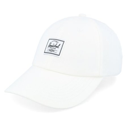 Herschel - Vit unconstructed Keps - Sylas Classic Cap Blanc De Blanc Dad Cap @ Hatstore
