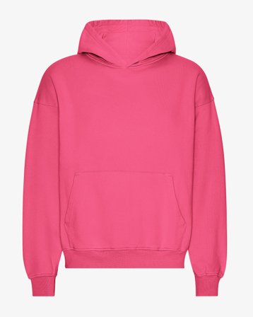 Organic Oversized Hood - Bubblegum Pink 2XL