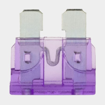 Bezpieczniki płaskie Skyllermarks, 32 V, 3 A, fioletowe, 5-pack - Jachtowa