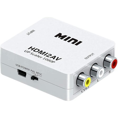 HDMI till Composite RCA CVBS AV Converter Adapter