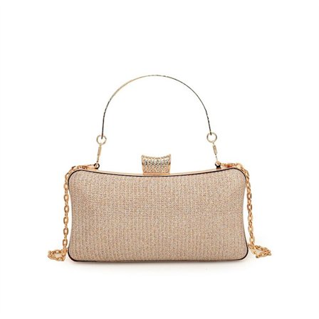 Evening Bag Chain Axelväskor GULD