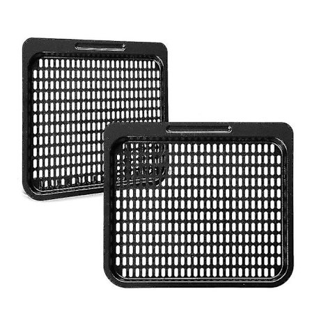 2 stk. Matlagingsbrett Erstatning, 10 Qt Mesh Matlagingsstativ Air Fryer Tilbehør, Air Fryer Ovn, Oppvask ju