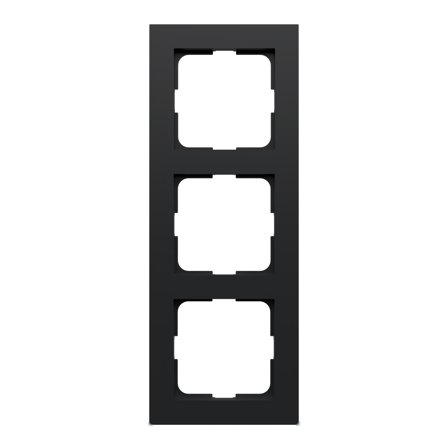 Heatit HC3 Trippel ramme Sort matt