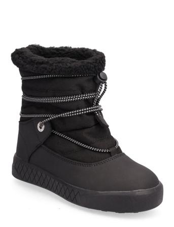Kids' Winter Boots Lumipallo Talvisaappaat Musta Reima