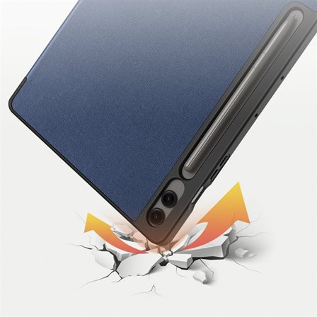 Dux Ducis Domo-fodral för Samsung Galaxy Tab S10 Plus/S9 Plus/S9 FE Plus - Blå