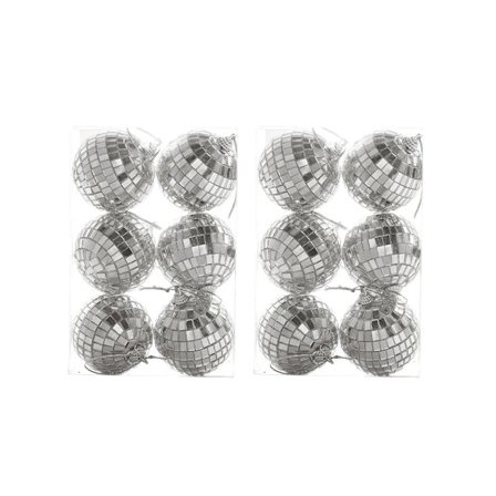 24 kpl 2 tuuman peilidiscopallot joulukuuseen