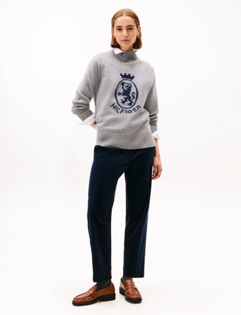 Tommy Hilfiger Corduroy Slim Straight Pant - Navy - 34