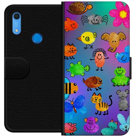 Yhteensopiva Lompakkokotelo Huawei Y6s (2019) Little Scribble Friends