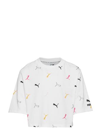 Classics Graphics Aop Boyfriend Tee G White PUMA