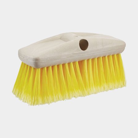 Boat brush Star Brite Standard Brush Head, Extend-A-Brush connection & threaded, soft, 20 cm, yellow