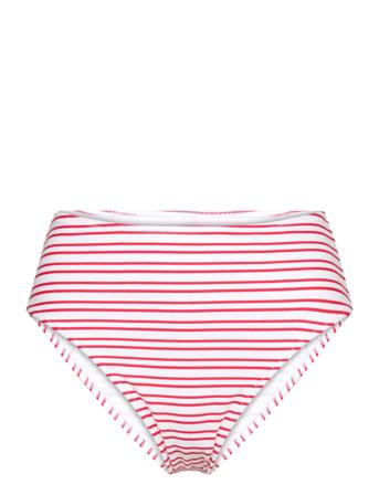 New Shores Swimwear Bikinis Bikini Bottoms High Waist Bikinis Rød Freya*Betinget Tilbud
