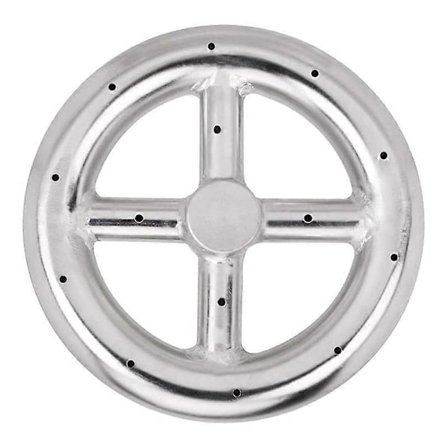 6-tommers rund brennerring for naturgass og propan bålpanne peis bålpannebrenner for I