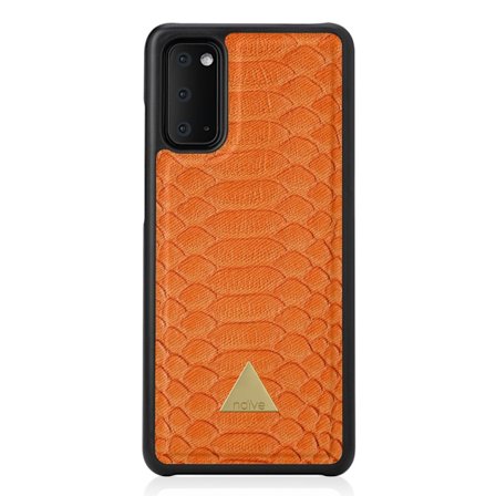 Naive Samsung Galaxy S20 FE Skal - Orange Snake