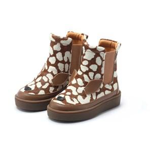 Donsje Amsterdam Brown Spotted Cow Hair Thuru Exclusive | Bambi Boots - Boots - 30 EU - Brown