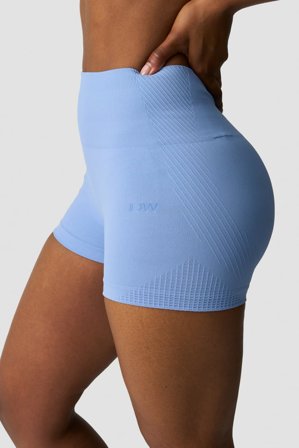 ICANIWILL - Ignite Seamless Shorts Soft Blue - Dame - ICIW