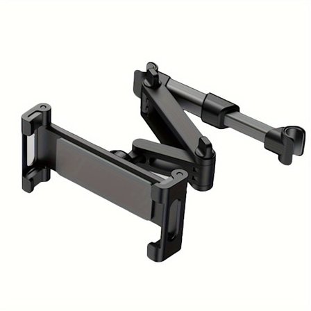 Svart B Universal Bil Baksetet Nettbrettholder 360 Rotasjon Kompatibel med 4-13 Tommers Nettbrett med Telefonfeste