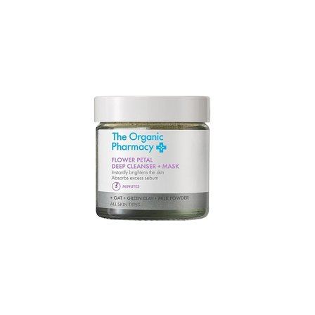 The Organic Pharmacy Flower Petal Deep Cleanser & Mask 40 ml, Skincare, Masker, Dybderensende Masker