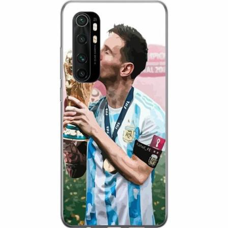 Xiaomi Mi Note 10 Lite Genomskinligt Skal Messi