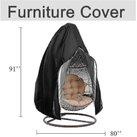 2 Henkilön Muna-tuolin Peite Terassille Riipputuolien Peitteet
