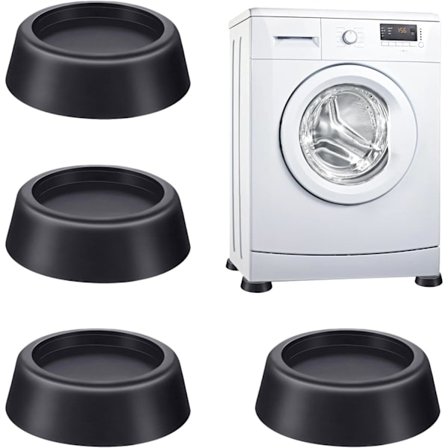 Antivibrationsmatta tvättmaskin 4st antivibrations tvättmaskin - förhindra att tvättmaskinen rör sig - antivibrationsplatta tvättmaskin
