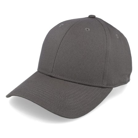 Equip - Gris adjustable Gorra - Blank Charcoal Adjustable @ Hatstore