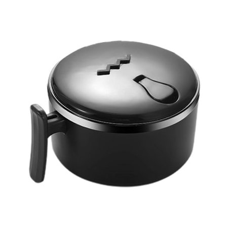 1000ML Nuudelikeitto Kulho Elintarvikelaatuinen Kannettava Tiivis Ruostumaton Teräs Koulu Asuntola Opiskelija Ramen Nuudelikeitto Kulho Kannen Kanssa 