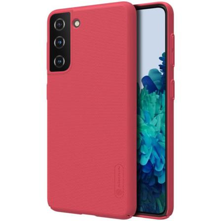 Samsung Galaxy S21 - Nillkin Shield Frostat Skal - Röd Red Röd