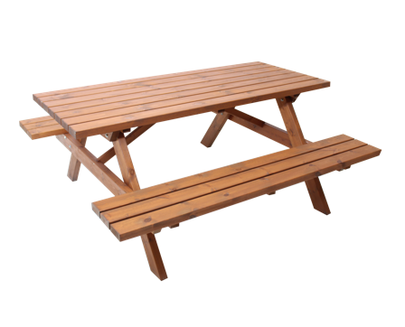 Eden Wood Picnic EW 0907-6 Picknickbord 170 cm Brun, Utemöbler
