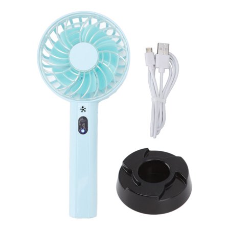 Håndholdt ventilator med 3 hastighedstilstande, stærk vind, USB-opladning, 2000mAh