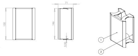 UNICOL VS1000 COMPLETE 15CM MAST