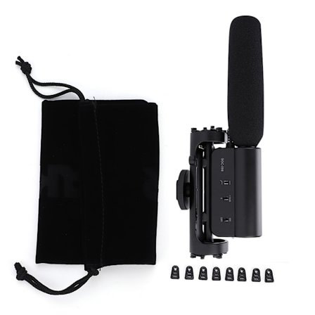 TAKSTAR SGC-598 Fotografering Intervju Mikrofon Mikrofon för Nikon Canon DSLR Kameror