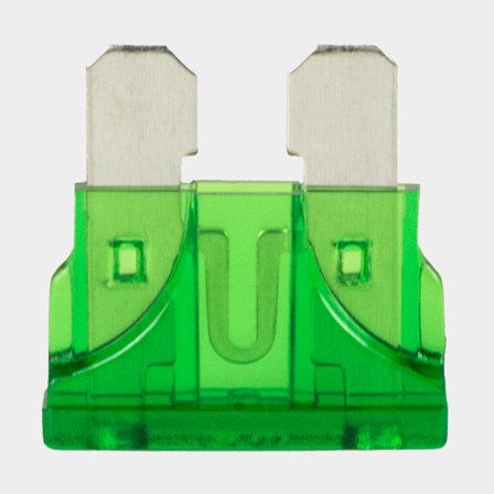 Fusibili a lamella Skyllermarks, 32 V, 30 A, verde, confezione da 5