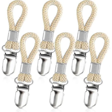 Håndkleklyper - 6 stk, Oppvaskhåndkleholder med løkker for håndklær