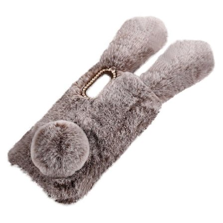 Fluffy Rabbit Samsung Galaxy A50 skal - Brun