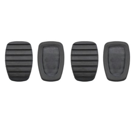 4 st Bil Koppling Broms Gummi Pedalbelägg Ersättningsskydd för Renault Modus Trafic Twingo Kangoo Clio Espace Scenic