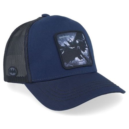 Capslab - Blå trucker Keps - DC Batman Navy/Black Trucker @ Hatstore