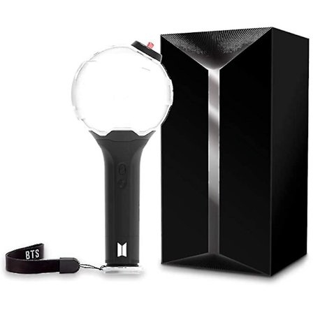 Bts Officiell Light Stick Ver.3 Med 7 Foto Kort & Gratis Gåva