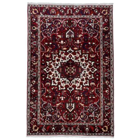 Handknuten Orientaliskt Patinamatta Bakhtiar 210x315cm Röd