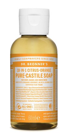 Dr. Bronner's Castile Soap Citrus-Orange, Skincare, Kropspleje, Bodyshampoo