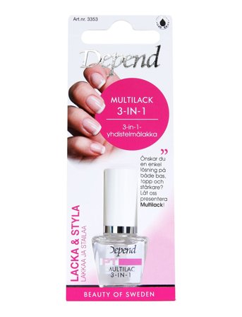 Depend Cosmetic Multilack 3-In-1 - Nude - ONE SIZE
